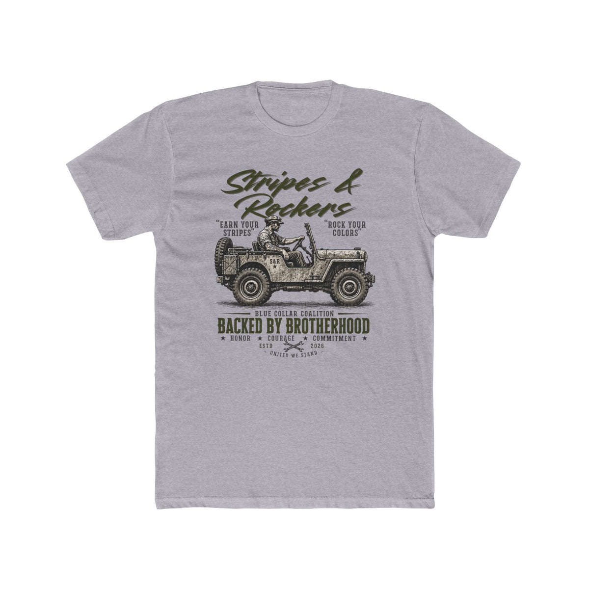 S&R Backed by Brotherhood Vintage Jeep Tee