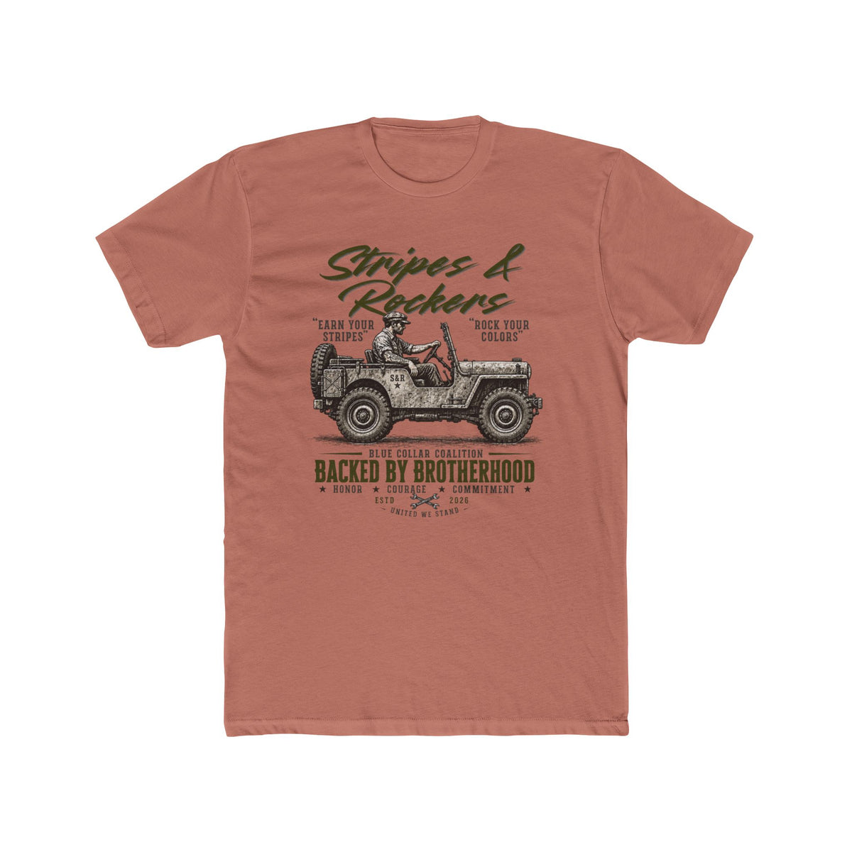 S&R Backed by Brotherhood Vintage Jeep Tee