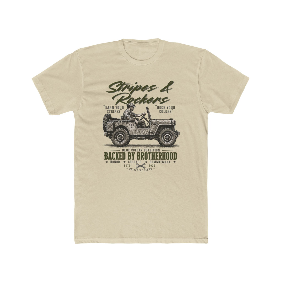 S&R Backed by Brotherhood Vintage Jeep Tee