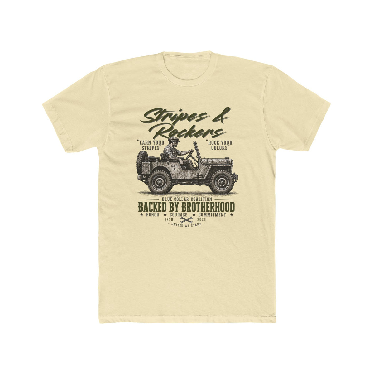 S&R Backed by Brotherhood Vintage Jeep Tee